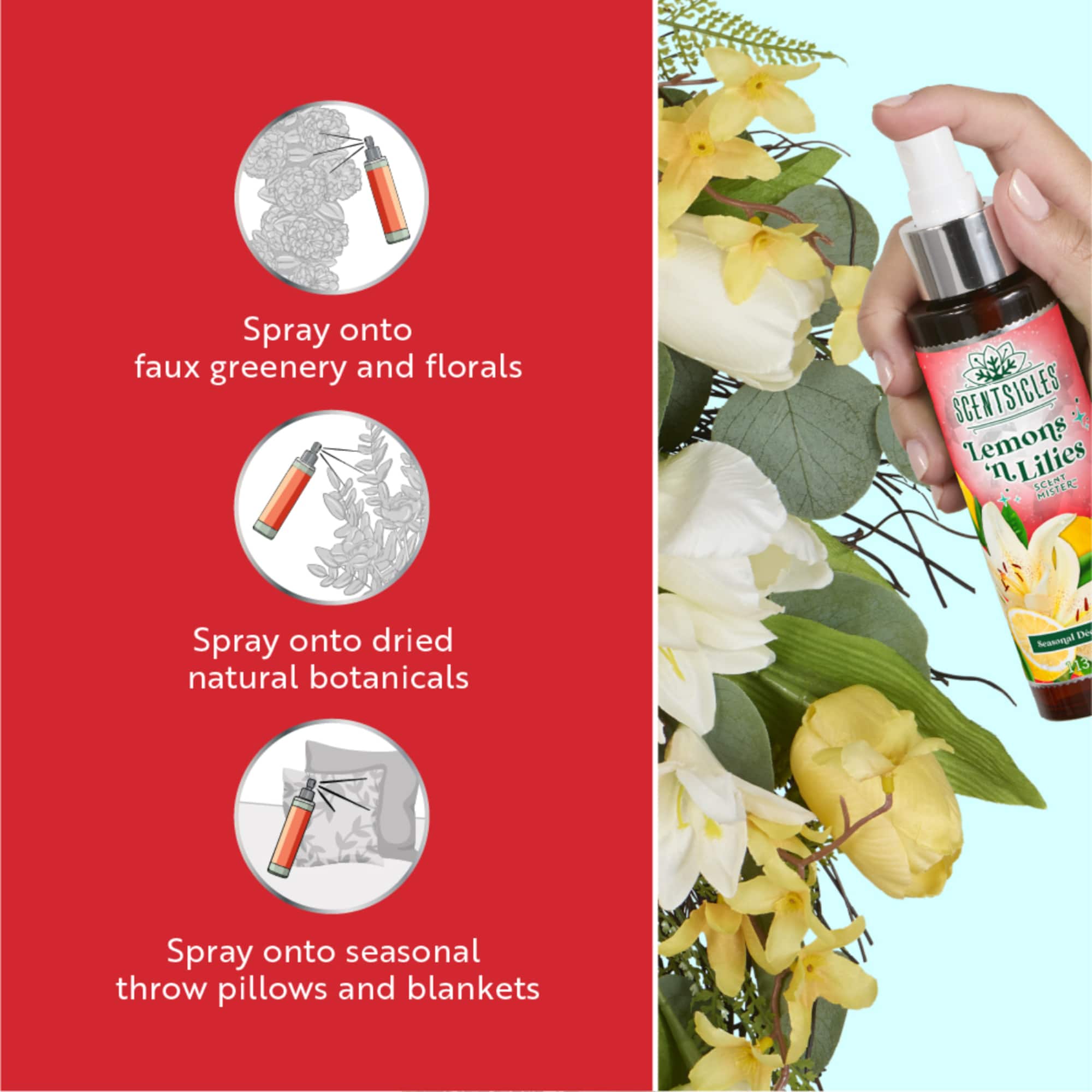 Scentsicles Stick Honeysuckle Rose and Scent Mister Honeysuckle Rose, 2 pack